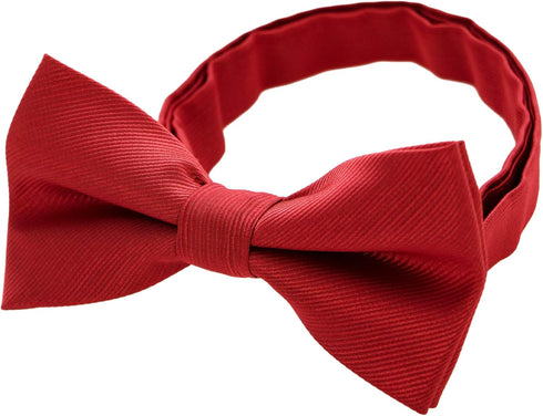 JEMYGINS Solid Color Bow Tie and Pocket Square With Cufflinks Sets for Men...