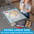 XXL Silicone Pastry Mat – Non-Slip, Easy-Clean Rolling Mat for Dough, Cookies, Pizza & Fondant – Extra Large 23.5” x 31.5” Baking Mat with Printed...