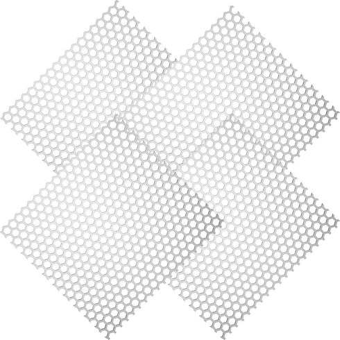 Dryer Vent Grill Dryer Vent Screen with Aluminum Built Bird Guards Inserts Stop Variety Birds Nesting in Dryer Vents and Bathroom Exhaust Vents Outdoor, 3 Inch to 8 Inch(4 Pack)
