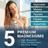 5-in-1 Magnesium Complex - High Absorption - Chelated Magnesium Glycinate, Malate, Citrate, Taurate, & Aspartate for Nerves, Muscles, Bones | 60 C...