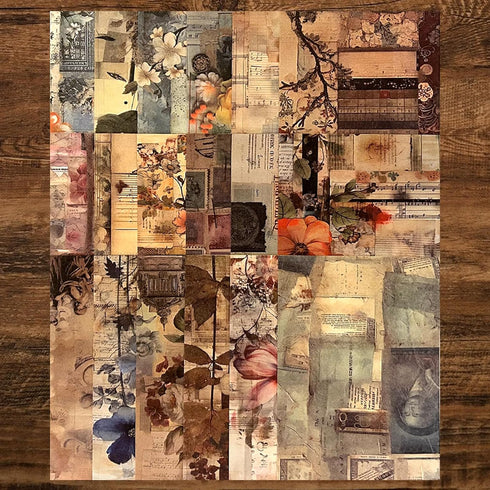 Scrapbook Craft Paper Kit for Scrapbook Journaling Supplies?Craft Supplies Materials Decoupage Paper for Scrapbooking Supplies?Bullet Journal Sten...