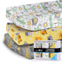 GROW WILD Changing Pad Cover 3 Pack | Soft & Stretchy Jersey Cotton | Baby Changing Table Pad Cover | Diaper Changing Pad Covers for Girls and Boy...