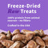 Halo Raw Freeze Dried Dog Treats, Chicken Hearts Recipe, Dog Treats Pouch, All Life Stages, 2-OZ Pouch...