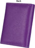 AINIMOER Small Leather Wallet for Women, Slim Compact Credit Card Holder RFID Blocking Wallets Organizer with Coin Pocket, Lichee Purple...