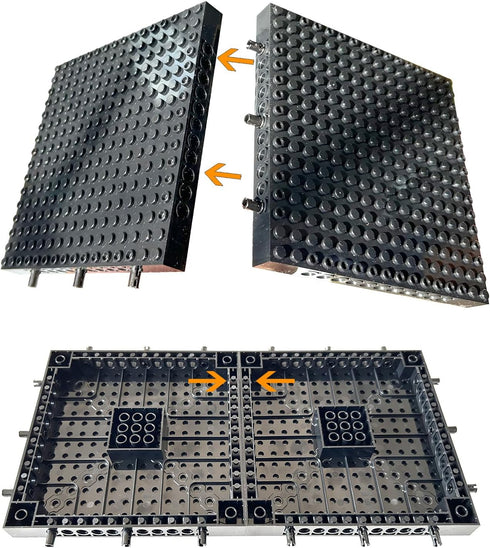 4pcs Brick 16x16 Classic Baseplate Building Plates for Building Bricks 65803 You Can Freely Put Together VariousBackground Boards to Make Pixel Pa...