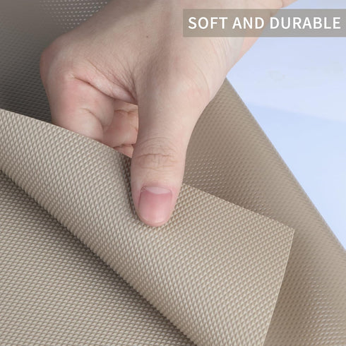 Kitchen Shelf Liner Drawer Liners, Non-Adhesive Refrigerator Liners Waterproof Fridge Mats with Strong Durable Kitchen Cabinets Mat for Drawers, S...