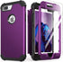 IDweel for iPhone 8 Plus Case, for iPhone 7 Plus Case with Tempered Glass Screen Protector, 3 in 1 Shockproof Slim Hybrid Heavy Duty Hard PC Cover...