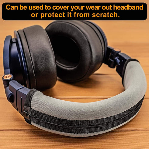 Replacement Headband Cover Compatible ATH M50X M50 M40X M40 M30X M20X Headphones (Silver)...