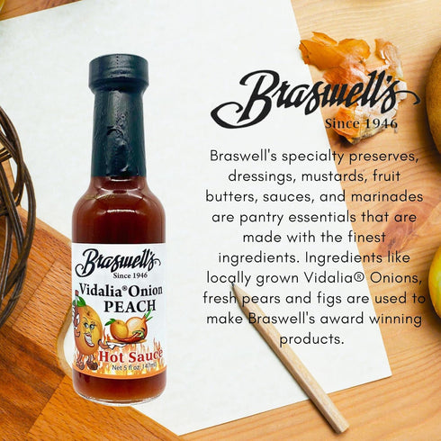 Braswell's Vidalia Onion Peach Hot Sauce...