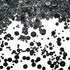 Esoca 650Pcs Black Craft Buttons Mixed Black Buttons for Crafts Art Buttons for Arts, DIY Crafts, Christmas Decoration...