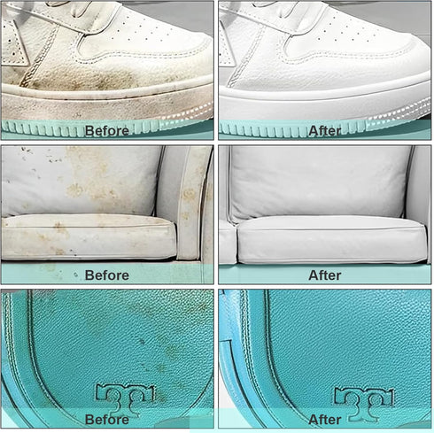 Multi-Functional White Shoe Cleaning Cream with Wiping Sponge All-Purpose Cleaning Paste for Sports Shoes Sneakers Boots Canvas Shoes Leather Shoe...