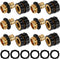 Xiny Tool 3/4 Inch Garden Hose Quick Connect, Quick Connect Garden Hose Fittings, Male and Female Water Quick Release Hose Connector (6 Pack)...