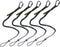 TRSMIMA Safety Tether Tool Lanyard - 5 Pack Stretch Strap Safety Fall Protection Tools Leash with Screw Lock Carabiner Clip Mountaineering Safety ...