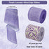 Lavender Wired Edge Ribbon Purple Flower Craft Ribbon Spring Summer Floral Fabric Ribbon for Wreath Bow Making DIY Crafts Wrapping Party Decor Sup...