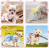 5 Pieces Cute Dog Dress Summer PET Puppy Clothes Soft and Comfortable PET Dog Dresses with Bow Knot for Small Pets, 5 Styles (Large)...