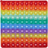 100 Pop It Fidget Toy Rainbow Hundreds Chart for Kids -Counting Toys - Popits for Kids - Count to 100 Numbers - 1st Grade Classroom Must Haves- Bu...