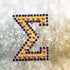 CHOORO The Sorority Heart Brooch Pin Sorority Gift Greek Sorority Jewelry Gift (Z golden brooch)...