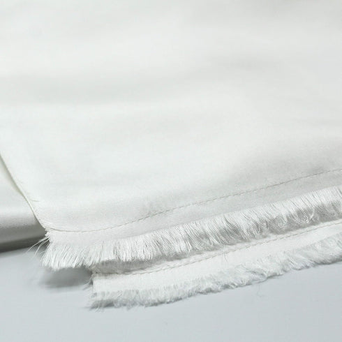 Dashing White Silk Aviator Scarf Pure 100% Silk – 8” x 60”...