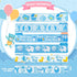 6 Rolls 30 Yards Baby Boy Light Blue Craft Ribbon for Baby Shower Decorative Ribbon Baby Boy Blue Ribbon for Welcome Wrapping Gifts Making Bow Box...