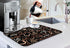 Coffee Bar Mat Accessories for Countertop Absorbent Hide Stain Rubber Backed Dish Drying Mats for Kitchen Counter Draining Pad Decor Gift Fit Unde...