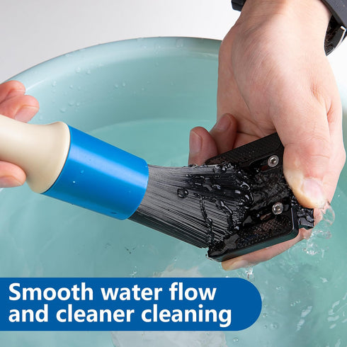 Flow-Thru Parts Washer Brush- Wear Resistant Parts Cleaning Brush with 31 Inch Long Hose- Parts Cleaner Flow Through Replacement Brush for Parts C...
