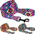 CollarDirect Aztec Dog Leash Nylon Tribal Pattern Cat Pet Leashes for Small Medium Large Dogs Puppy Lead 5 FT Long for Walking (Tribal Magenta, S)...