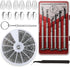 Eyeglass Repair Kit, PTSLKHN Sunglasses Repair Tool Kit with Eyeglass Screws, Precision Screwdriver Set, Tweezer and Nose Pads for Glasses and Wat...