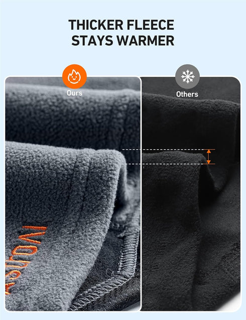 AstroAI Balaclava Ski Mask Winter Fleece Thermal Face Mask Cover for Men Women Warmer Windproof Breathable, Cold Weather Gear for Skiing, Outdoor ...