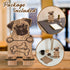 Dog Theme Wooden Phone Holder - Pug - Phone Stand, Charging Station for E-Book, Smart Phones, Tablets, Desktop Organizer, Dog Lover Gift - 03...