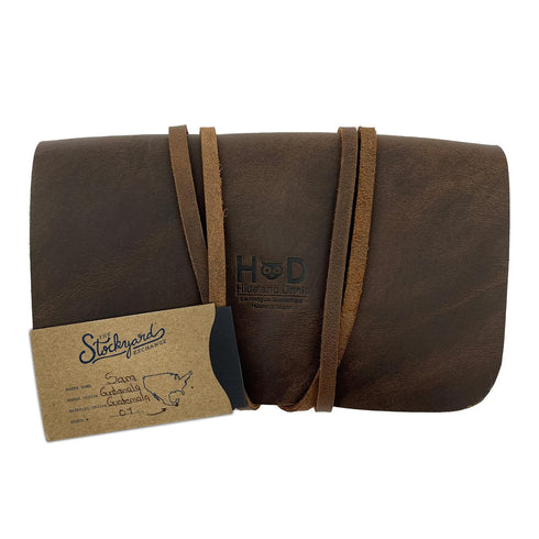 Hide & Drink, Tobacco Pouch, Smoking and Notebook Cover, Classic Case, Vintage Storage, Pipe Bag, Smoking Accessories, Full Grain Leather, Handmad...