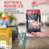 Chip Clips with Bag, PVC-Coated Utility Bag Clips for Food Packages, Chips Bag, Clothes, Paper, 2 Inch, Pack of 15...