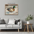 Posterizer 1 pcs-duck in snowy winter nature-oil painting style 3-Art for Animal Lovers-Landscape & Nature Art-Decor for Home & Office- unframed w...