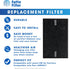 Fette Filter - HRFSC1 Activated Carbon Filter Compatible with Honeywell Filter S HRFSC1 for Honeywell HPA3000 PowerPlus and HPA5000 Insight Series...