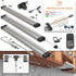 EBD LED under cabinet lighting for kitchen Built-in Adjustable Cable & Mid Input Jack bookshelf plug in light bar 3 Pcs 1350 Lm 3000K ultra bright...