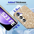 S23 FE Glitter Case for Samsung Galaxy S23 FE 5G Phone Case for Women Girls, Slim Ultra Thin Matte Back Shockproof Protective Cover for Samsung S2...