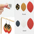 AOUXSEEM 321 Pcs Faux Leather Earrings Making Kit Full Set for Beginners, Contains 96 Pre Cut Evil Eye Earring Pieces with Hooks Jump Rings Opener...