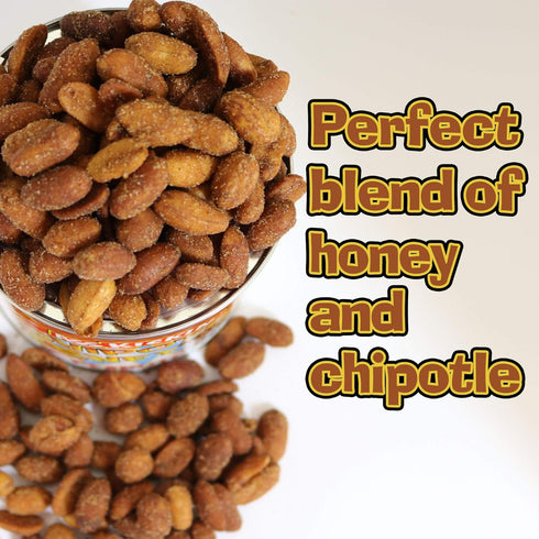 ASS KICKIN' Chipotle Honey Roasted Spicy Hot Peanuts – 4.2 Oz. - Ultimate Spicy Gourmet Gift Peanuts - Try if you dare!...