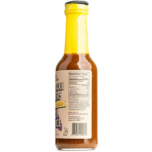 Small Axe Peppers Habanero Mango Hot Sauce, 5 oz- All Natural, Kosher, non-GMO, Community Garden Grown Habanero Pepper Gourmet Hot Sauce, Featured...
