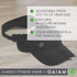 Gaiam Classic Fitness Quick-Dry Visor - Sweat-Wicking Sun Visors for Women with Open-Top Visor Cut for Releasing Excess Body Heat, Trendy Women's ...