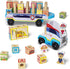 Melissa & Doug PAW Patrol Wooden ABC Block Truck (33 Pieces) - Sort And Stack Toys, Alphabet Blocks For Toddlers, Vehicle Toys For Kids Ages 3+, 3...