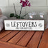 Thanksgiving Wood Signs (Medium - Wood And Metal, Leftovers Are For Quitters)...