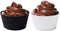 Fox Run 73930 Silicone Cupcake Liners, Black & White, Set of 12...