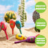 JOYIN 9 Pcs Fiesta Wooden Maracas 9 Designs Noisemaker for Cinco De Mayo Party Favors, Mexican Musical Fun, Carnivals, Taco Tuesday Event, Mexican...