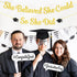 KatchOn, She Believed She Could So She Did Banner - Glitter 10 Feet, No DIY | Gold and Black You Did It Banner, Graduation Decorations 2025 | Medi...