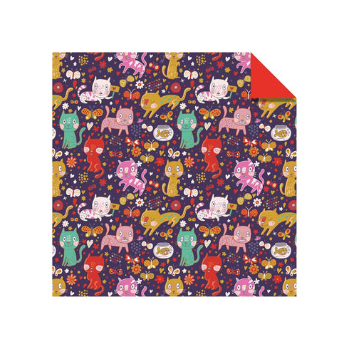 Origami Paper 100 sheets Cat Patterns 6" (15 cm): Tuttle Origami Paper: High-Quality Double-Sided Origami Sheets Printed with 12 Different Pattern...