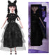 Girls Black Doll, 11.5 inch Girls Halloween Christmas Dolls, Soft Body & Black Hair, Black Dress & Accessories...
