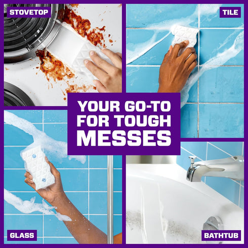 Mr. Clean Magic Eraser Ultra Foamy Multi Purpose Cleaner, Foaming Magic Eraser Sponge Multi Surface Cleaner, 5ct...