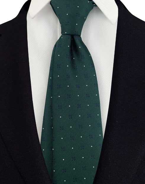 Men's Classic Stripe Ties Woven Pattern Business Formal Designer Neckties...