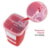 Alcedo Sharps Container for Home Use and Professional 1 Quart (3-Pack) | Biohazard Needle and Syringe Disposal | Small Portable Container for Trav...