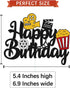 Film Cake Topper Movie Cinema Birthday Cake Decoration Happy Birthday Sign Cake Decor for Film Projector Movie Night Camera Popcorn Theater Theme ...